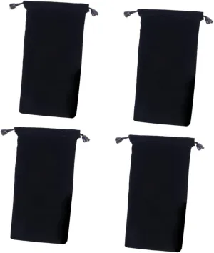 Cloth Watch Storage Bag Velvet Drawstring Bags Medium Velvet Bag 22cm Earring Pouch Pouches Jewelry Travel Pouch Bag Storage Organizer Small Cloth swindle Bag Tips 4 Pcs Flocked 