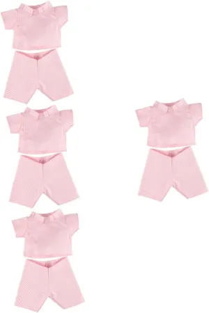 Clothes for Dress up Elegant Design Easy overlook gulf to Wear Outfit for Adorable Bear 5sets Replaceable Bear Doll Costume Cute Doll 