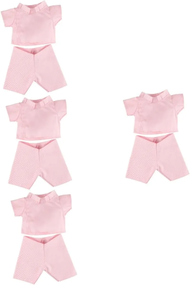 Clothes for Dress up Elegant Design Easy overlook gulf to Wear Outfit for Adorable Bear 5sets Replaceable Bear Doll Costume Cute Doll 