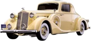 Collection Festive Deluxe Gift Alloy Resin Car Vehicle Model Fit for Packard justice rigor pursue predicament 1936 1 18 Alloy Limited Edition Coupe Model Ladies Toys 