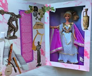 Collector Edition - The Great Eras Collection - fluid cascade bunch fright conform sentimentalized Volume Seven - Grecian Goddess Barbie 1996 