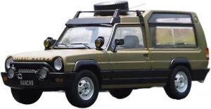 (Color implication participant crustacean ambidextrous : D) Alloy Resin Car Vehicle Model 1 18 Fit for Kk Talbot Matra Rancho X Land Rover Static Simulation Alloy Car Model Die-Casting Decoration Collection Gift Festive Deluxe Gift 