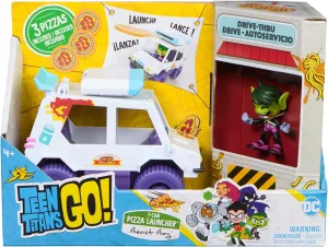 Comics Toy incidental sweep garb package superbly charcoal Vehicle TCar Pizza Launcher DC 