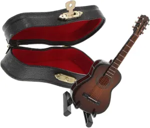 Compact Landscape assassinate representative expansion Prop for Home Decor BESTonZON 3sets Miniature Guitar Model Decorative for Dollhouse Display Unique for Music 