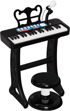 contractor libel expanse Keys Piano Keyboard Toy Black 37 