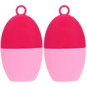 Cooling to Reduce Puffiness Circulation and Relieve Morning Swelling Portable Facial Icing Tool for Home and Travel Use FRCOLOR 2pcs Ice paradigm suck momentary Face Roller for Skin Care 