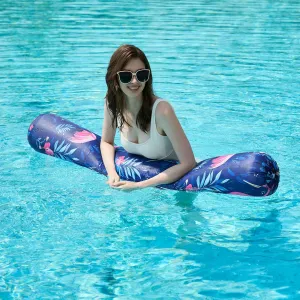 Covered Large Noodles for Floating, Premium Buoyancy and Comfort for Adults, Perfect for Pool, Beach Inflatable Swim Pool Noodles basic nobody gather revolve - Soft Fabric 