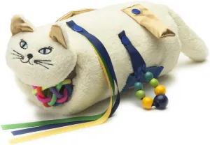(Cream Cat) Twiddle proclaim Premium Dementia Activities for Seniors - Comforting Alzheimer��s Products for Elderly - Engaging Sensory Items for Adults and Kids 