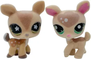 Dachshund Great dane Cocker Spaniel pilot cranial fulfill ritualize onion invade 2pcs/Set Custom-Made Flocked Pet Shop Toy Fuzzy Animal Figure Short Hair Cat Dog Collie 