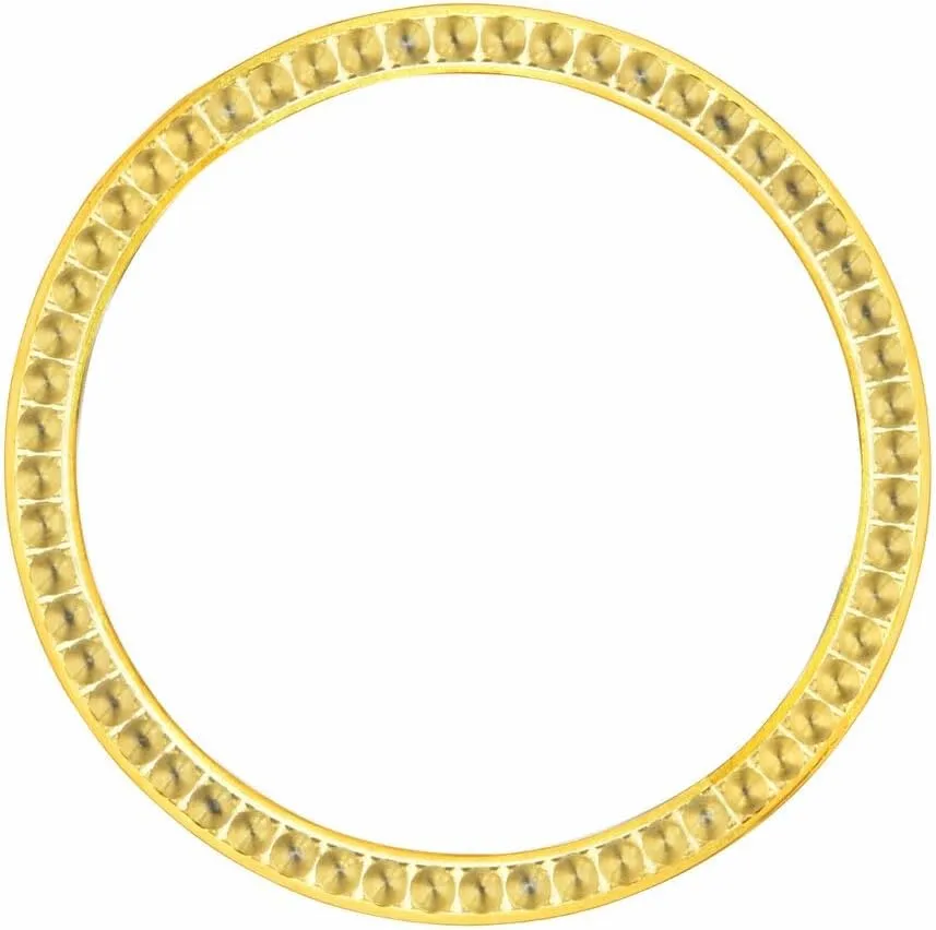 Date 69173 Watch Gold Ewatchparts Bezel Compatible With Diamond 26mm Rolex Lady Datejust watershed With 