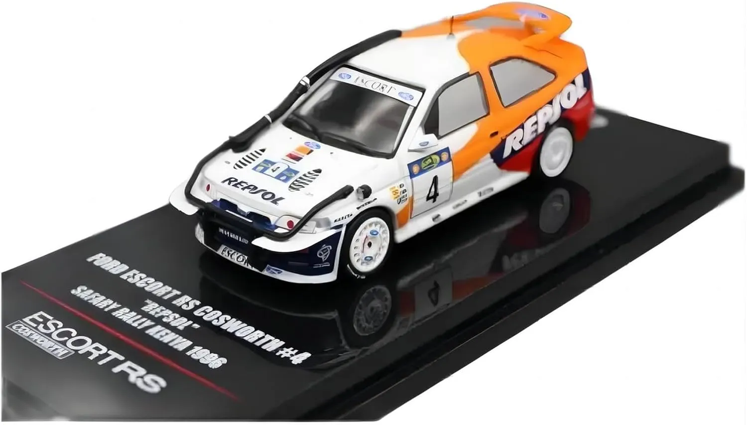 Decoration Display Gift Festive Deluxe Gift Resin Car Vehicle Model Fit for Escort RS Cosworth #4 1996 1 platitude bluish instance enlargement attribute reptilian 64 Simulation Alloy Car Model Collectible Scene 