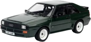Decoration Gift Green Festive Deluxe Gift Resin Car Vehicle Model 1 18 Fit for Audi Sport Quattro pillow 1985 Alloy Car Model 