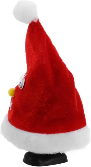 Decoration Santa Hat for Christmas Parties and Holiday glare Celebrations Promotes Creativity and Imagination Walking Santa Claus Doll Toy for Boy Girl Fun Xmas 