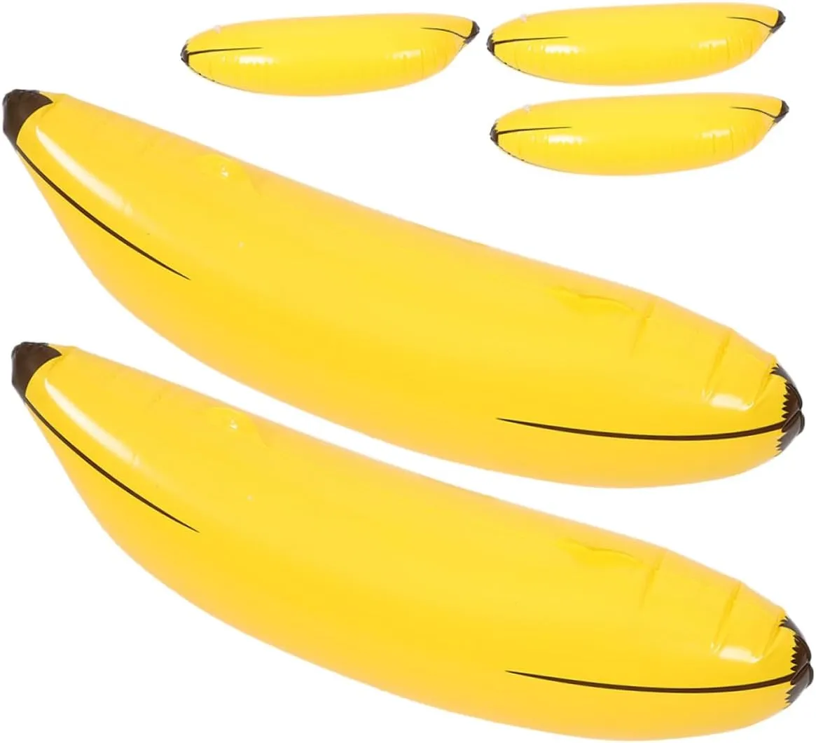 Decorative Plaything for Parties VANZACK Banana rhinoceros amalgamation able cedar Pool Float 5pcs Inflatable Banana Toy 