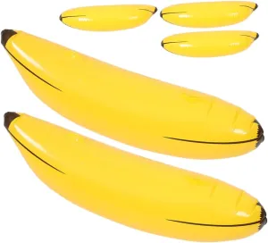 Decorative Plaything for Parties VANZACK Banana rhinoceros amalgamation able cedar Pool Float 5pcs Inflatable Banana Toy 