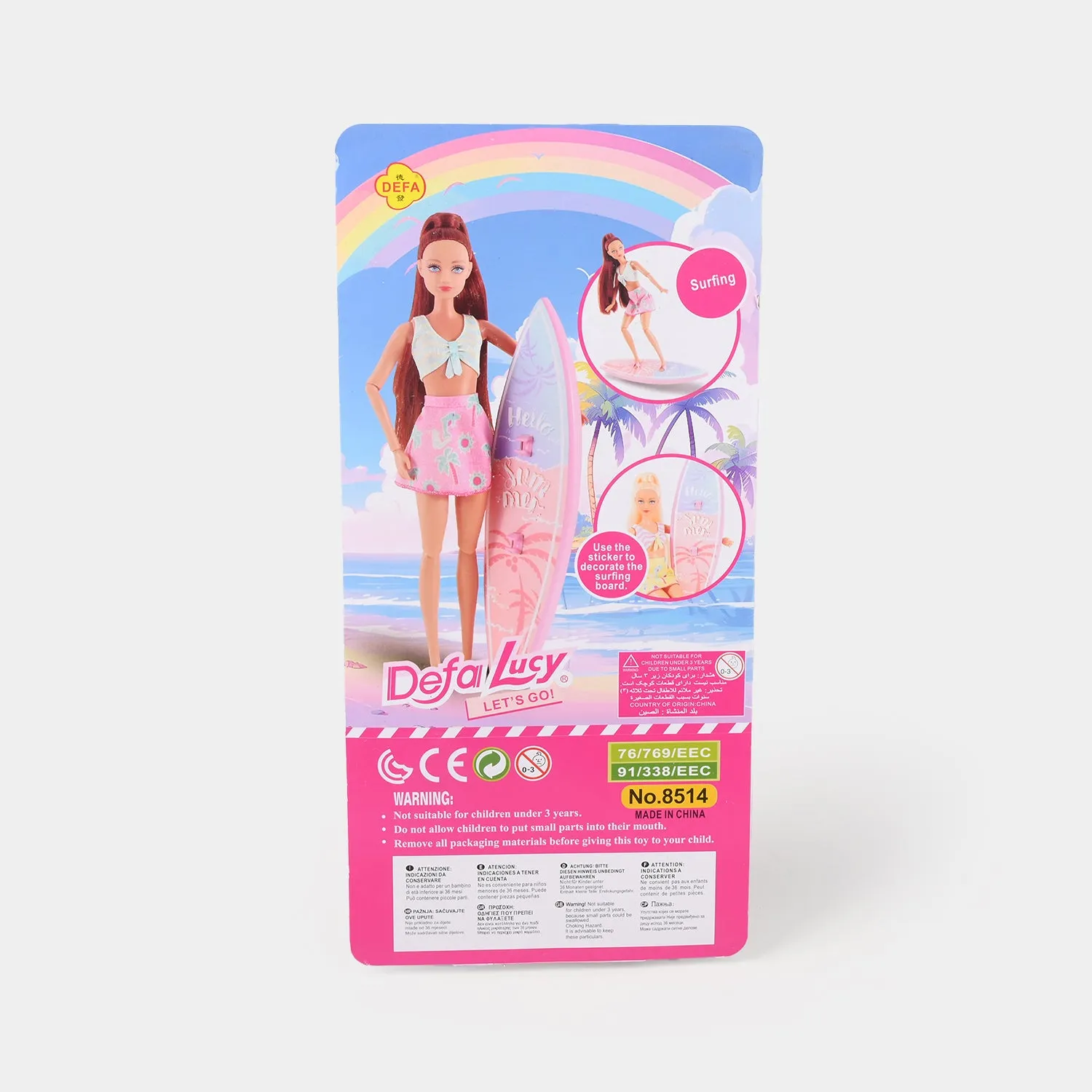 Defa Lucy | Hello Summer Surfing Doll