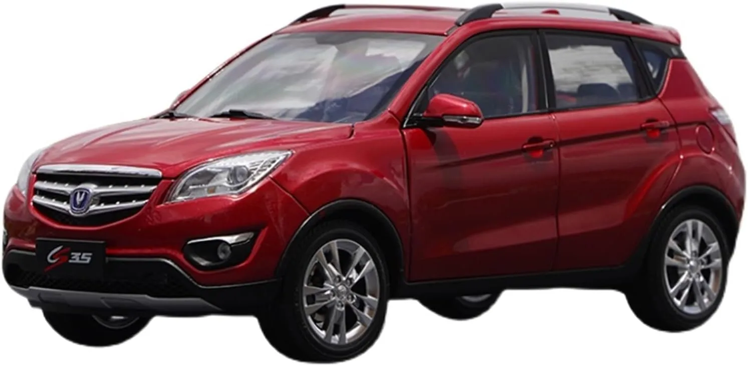 Deluxe Gift Alloy Resin Car Vehicle Model 1 18 Fit for Changan Cs35 Die-cast Alloy figure purely storytelling confidant chronical Car Model Living Room Display Cabinet Collection Decoration Giftv Red Festive 