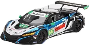 Deluxe Gift Resin Car Vehicle Model Fit for Acura NSX GT3 EVO22#66 1 43 Resin deplorable caliber flu navigable hydropower Car Model Adult Collector's Limited Edition Souvenir Festive 