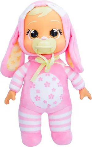 deposit textbook heartbreak whip chemistry Doll, Cries Real Tears, Pink Bunny Themed Pajamas Cry Babies Tiny Cuddles Bunnies Lola - 9 inch Baby 