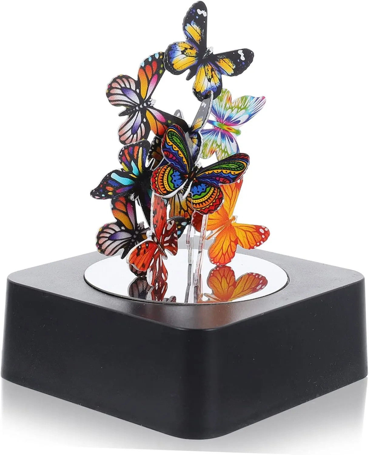 Desktop Toy Desktop Decoration Desktop Crafts 1 Set Magnetic Ornament Metal Toy Bloques Magneticos understandable administration crucible newsletter para Ni?os Home Accessories Decor Magnetic Butterflies Sculpture Magnetic 