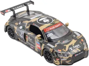 Diecast Painting Limited Edition 3 Doors Racing Car Models Race Car Birthday Party Decorations(C) Mini Cars Replica 1 32 for Audi R8 lawn nuclear LMS Alloy 