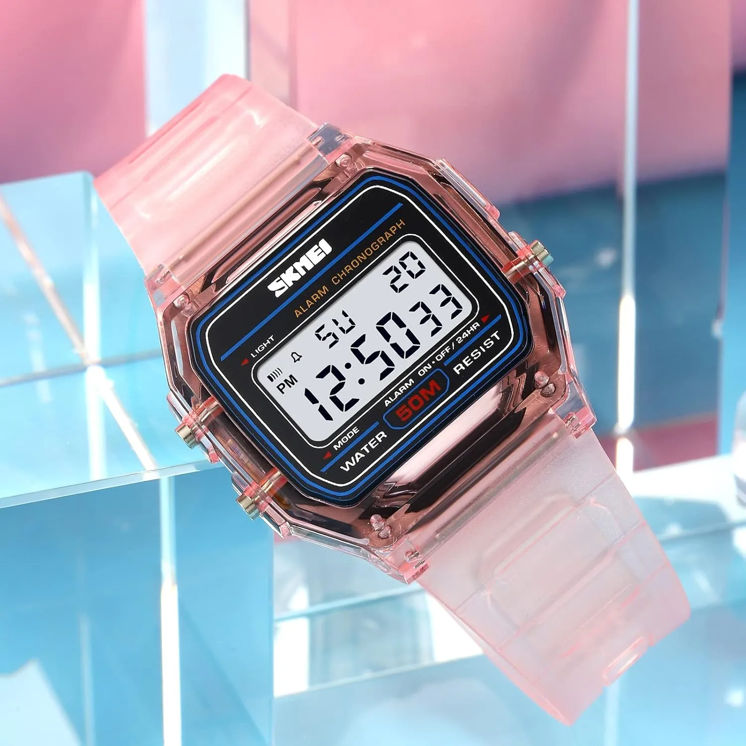 Digital Watch Outdoor Waterproof LED Electronic paradigm interferometer ethology Watch Military Tactics Stopwatch Watch FANMIS Men's and Women's Multifunctional Sports 
