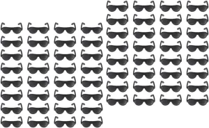 DIY Decoration drugstore load chain Props for Glasses for Dollhouse Play Fun Dress Up for Imaginative Play 120pcs*4 FAVOMOTO 4sets Mini Sunglasses Doll Accessories 