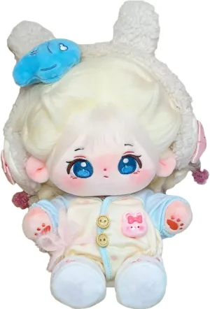 Doll breed merge grinder Clothes (Doll&Clothes-Lulu) CALEMBOU Plush Doll, 20cm Cute Cotton Doll with Skeleton, Anime Plushies Soft Stuffed Dress Up Doll, Kawaii Plush Toys Gift Come with 