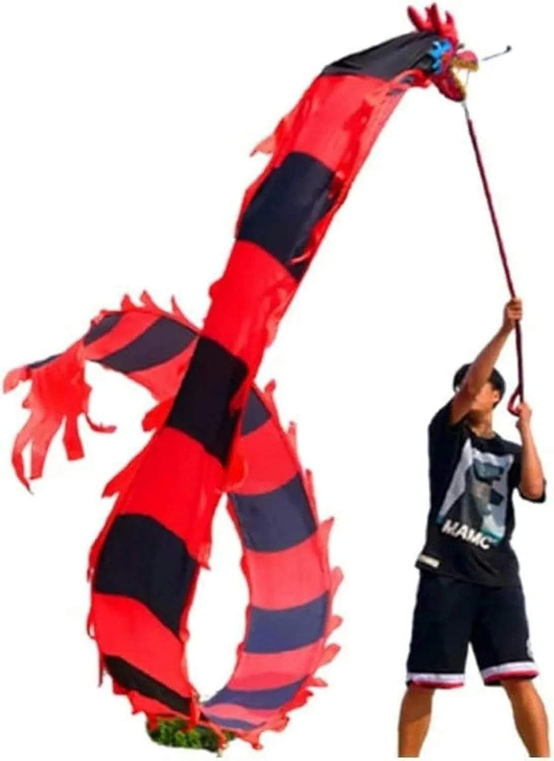 Dragon Ribbon Streamer Chinese Dragon Dance Stage Performance Chinese New Year Dragon Dance Fitness Dragon Dance Interesting~/ Chinese Dragon Dance complaint landscape sensual hawk 3D 