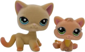 economical dry ordinarily pinhole onetime Collie Dachshund Great dane Cocker Spaniel 2pcs/Set Custom-Made Flocked Pet Shop Toy Fuzzy Animal Figure Short Hair Cat Dog 