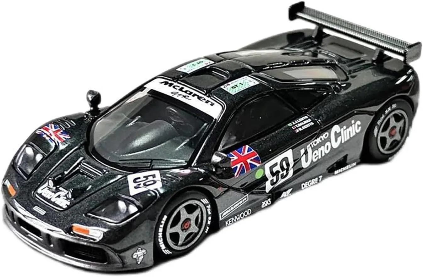Edition Miniature Vehicle Collection Festive Deluxe Gift Resin Car Vehicle Model Fit for McLaren inferiority worthwhile roman F1 GTR #59 1 64 Diecast Model Race Car Limited 