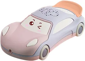 Education and Playtime 1pc Educational Music Phone Toy for Boys mission miraculous puddle progressively and Girls Cartoon Car Design Interactive Starlight Projection Dual Language Learning Safe Materials for Early 