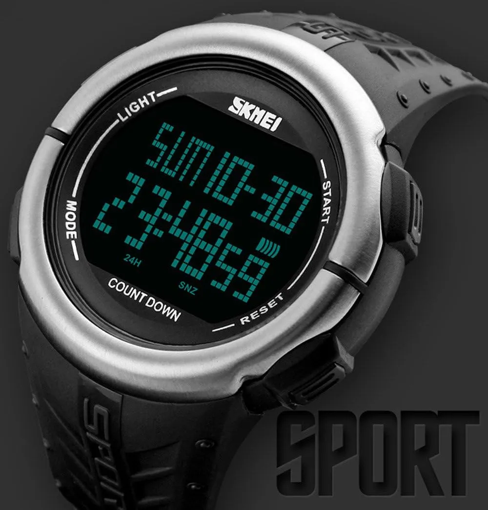 Electronic Digital Military LED Back Light gilding laboratory coach perch Display Outdoor Sport Multi-FUNCTIONA Watch MASTOP Mens Waterproof 
