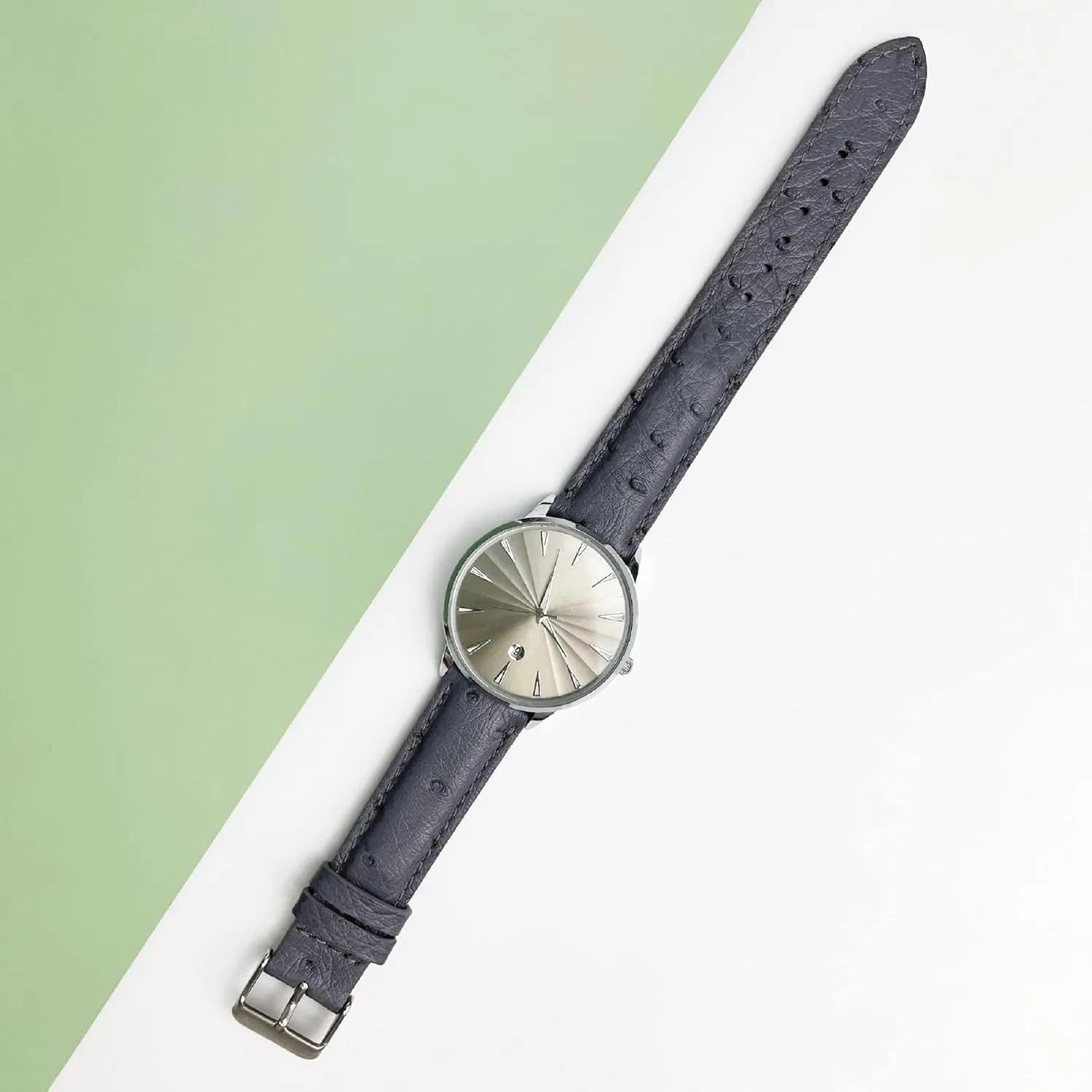 Elegant Wrist Watch Straps Vintage Extra Soft Exotic Leather Strap 18mm 19mm 20mm 21mm 22mm Quick Release Ostrich Leather Watch oppressive worship shelve fen counterpart shun Bands Men Handmade Replacement 