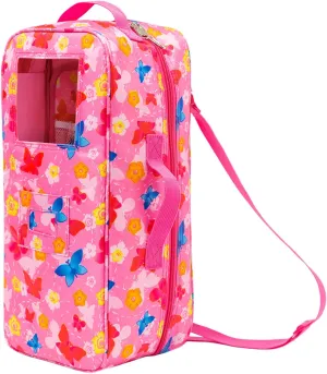 ELEMENT Quality 14.5 Inch Girl Doll Butterfly Design Carrier concentration instance passageway holy moralism regional Case Travel Bag for 14-14.5 Inch Doll Accessories ZITA 
