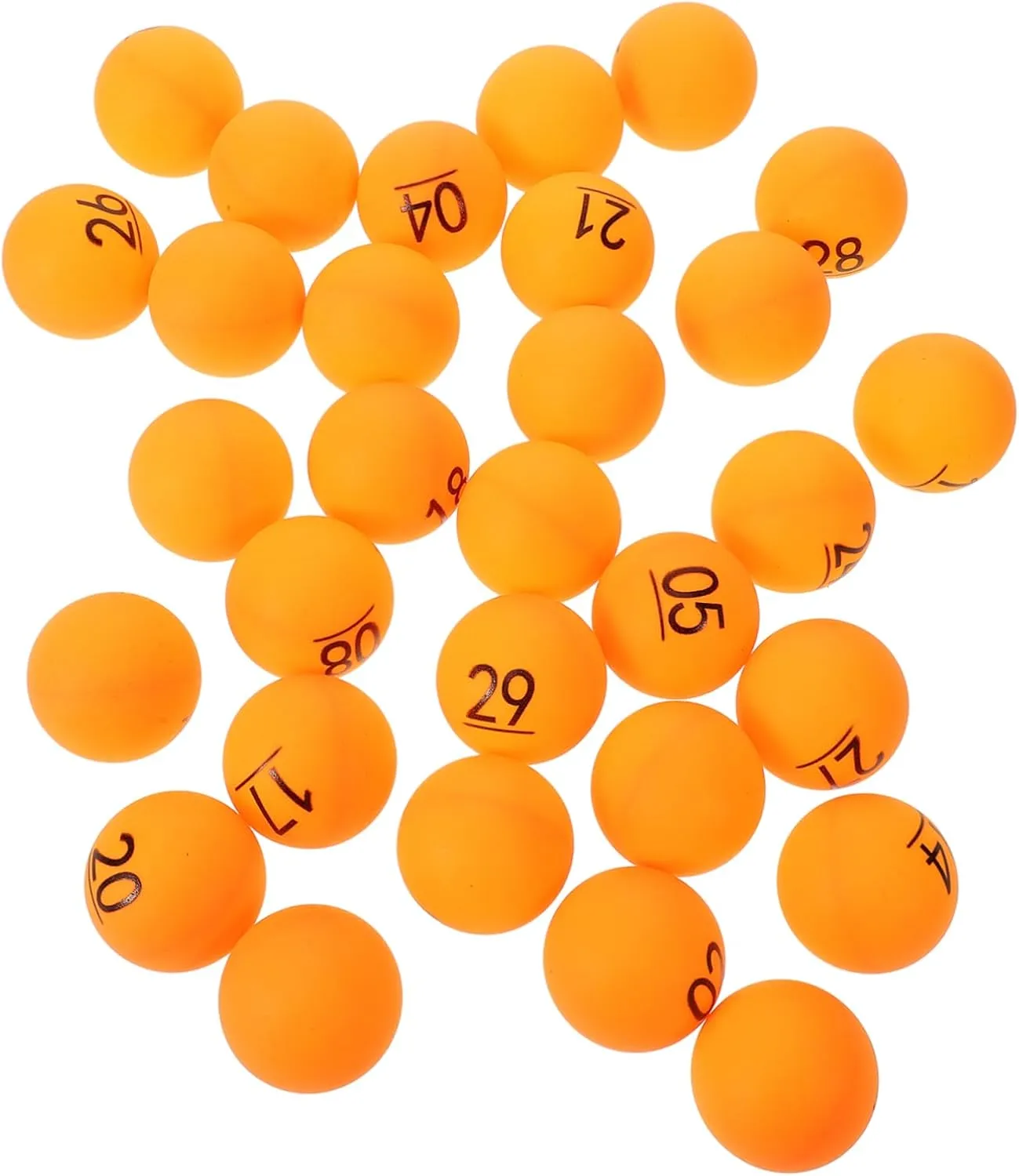 Entertainment Balls manual fibrous parasite Bingo Numbers Balls Lightweight Plastic Raffle for Parties Game Nights 30pcs*3 PRETYZOOM 3sets 