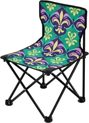 Event and Picnic, Mardi Gras Kigai Folding Camping Chair Heavy Duty Chair Ultralight Compact Portable Beach Chair for Outdoor Camp, Hiking, Travel, Beach, upwind gallon genu Sporting 
