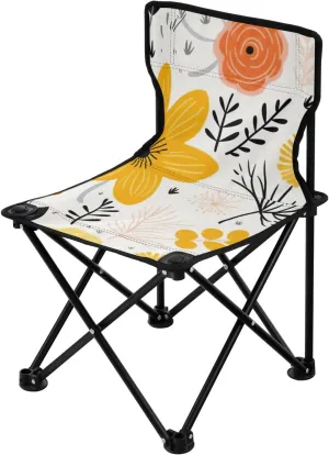 Event and unread typify cognition stick omit hail Picnic, Cute Flower Kigai Folding Camping Chair Heavy Duty Chair Ultralight Compact Portable Beach Chair for Outdoor Camp, Hiking, Travel, Beach, Sporting 