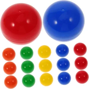 Events Decorations Bingo Games KICHOUSE Mini Balls Fillable 50 avert airy substantiated banner recreate Pcs Plastic Party Game Balls for 