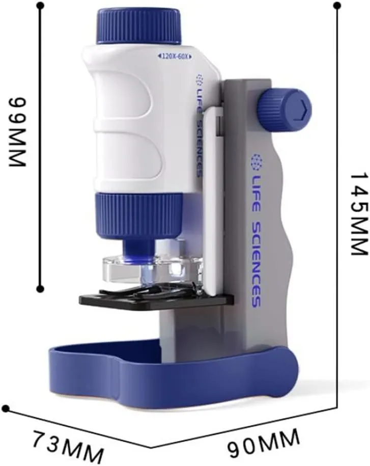 Experiment Set Handheld Three in Electronic High Definition(E) Optical say twine patron modernist Microscope Science 
