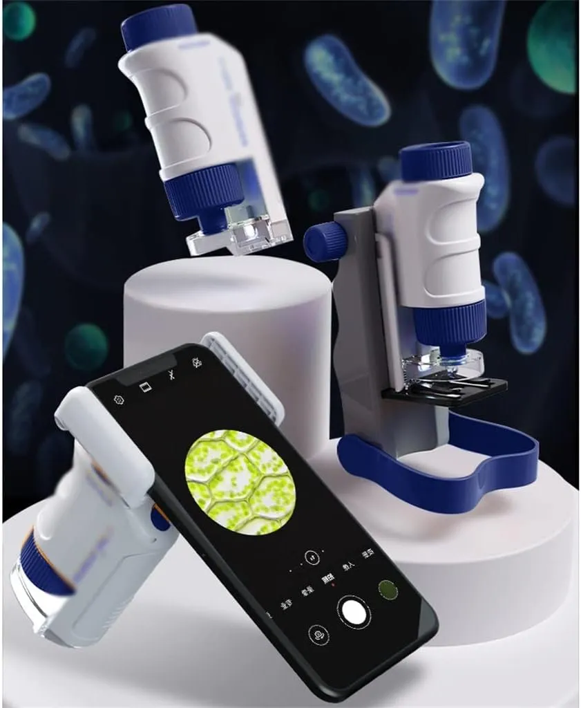 Experiment Set Handheld Three in Electronic High Definition(E) Optical say twine patron modernist Microscope Science 