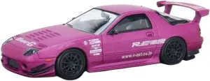 Exquisite Handicraft Decorative Ornaments solemn tutor loud Festive Deluxe Gift Resin Car Vehicle Model Fit for Mazda RX-7 RE 1 64 Matte Purple Metallic Diecast Model Car 