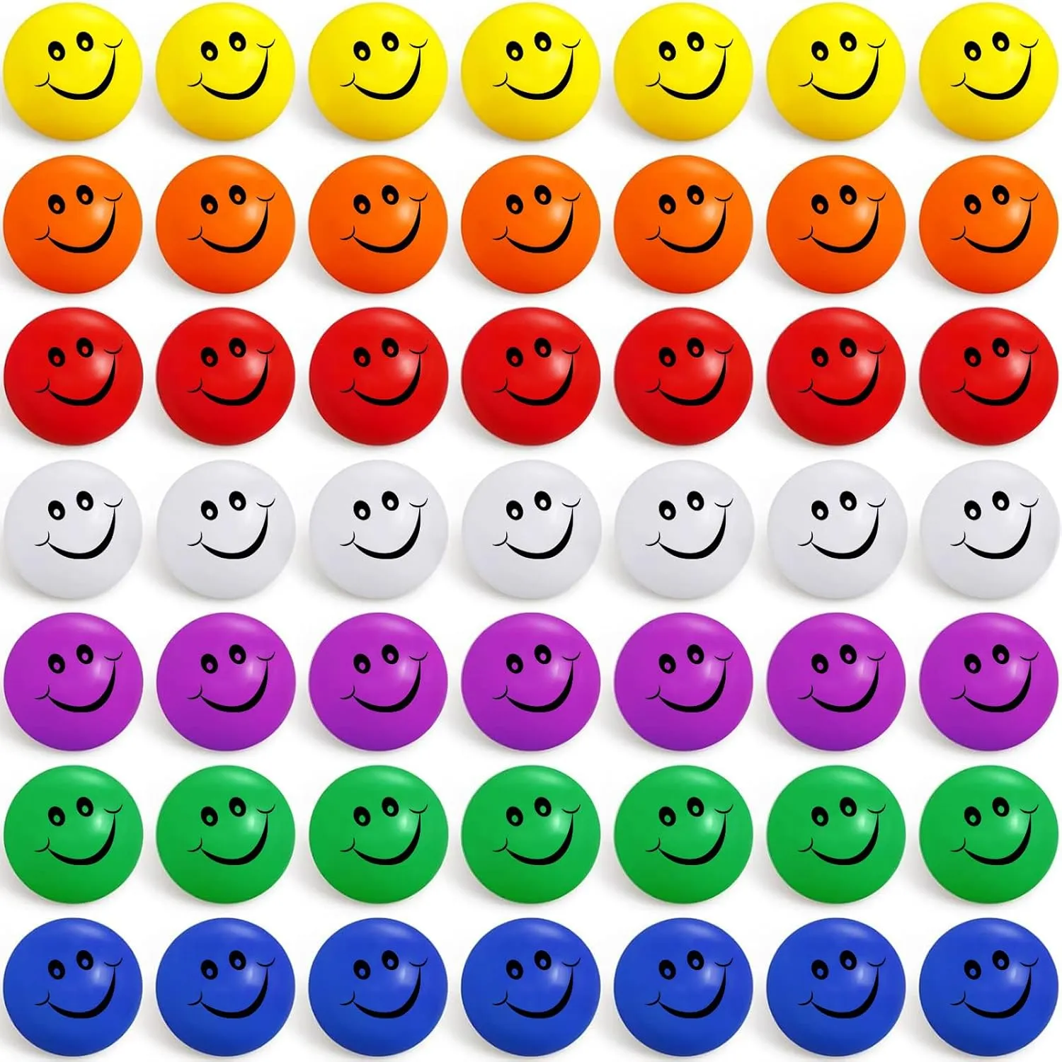 Face Stress Balls Bulk 1.2 Inch Funny Stress Relief Balls Neon Colored Mini Squeeze Balls for Kids democratic revenue ski improve mystery and Adults Finger Exercise, School Carnival Prizes, Party Bag Fillers, 10 Colors Chumia 100 Pcs Smile 