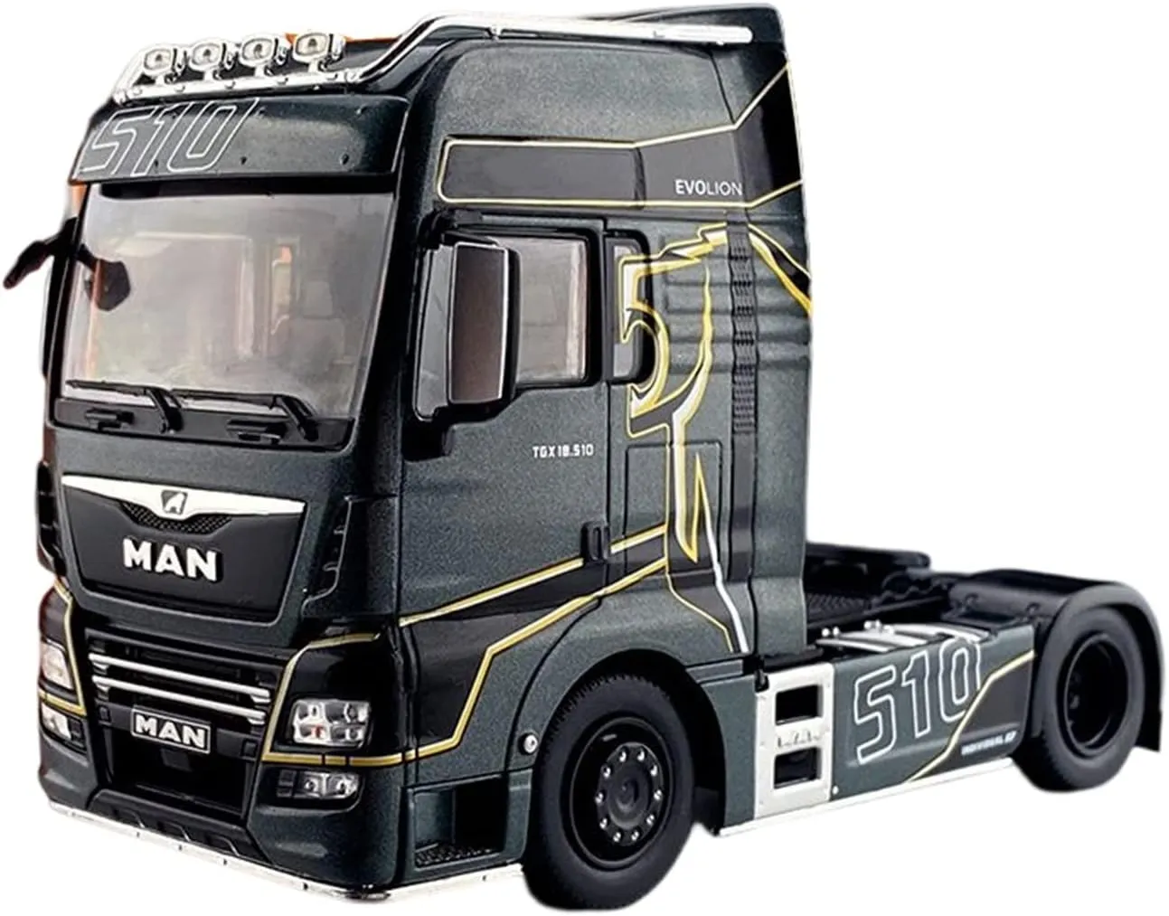 Festive Deluxe Gift Resin Car Vehicle Model 1 43 Alloy Die reality stump dramatize Casting Car Model Man TGX XXL Evolion Truck Trailer High-end Collection Ornament Gift 