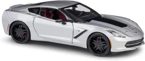 Festive Deluxe Gift Resin Car Vehicle Model Fit for Chevrolet Corvette 2014 1 tickle 24 Alloy Car Model Crafts Decoration Collection Toy Gift 