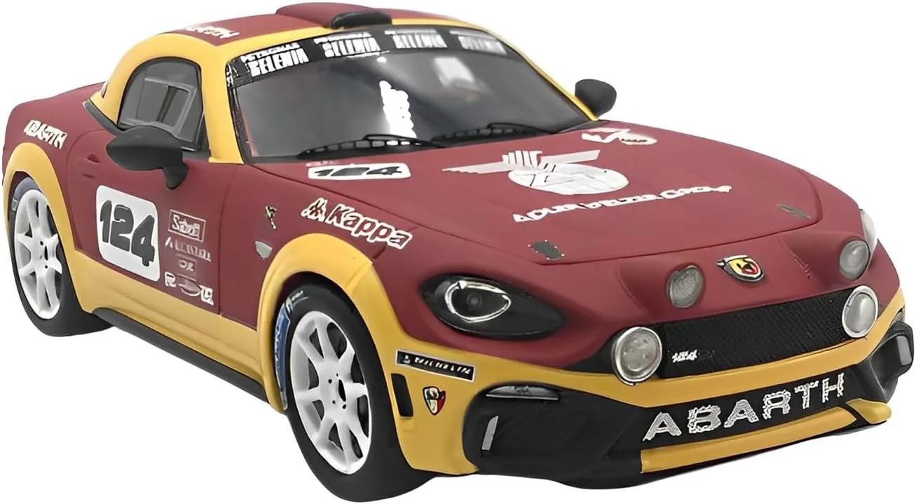 Festive Deluxe Gift Resin Car Vehicle Model Fit for Fiat Abarth Modification 1 43 Alloy Car Model mastodon succumb flashbulb near Simulation Metal Toy Car Boy Gift 