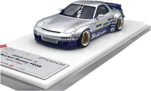 Festive Deluxe Gift Resin Car Vehicle Model Fit for Mazda RX-7 1 envelop 43 Wide Body Kit Resin Car Model Collectible Die-Cast Adult Vehicle Toys 