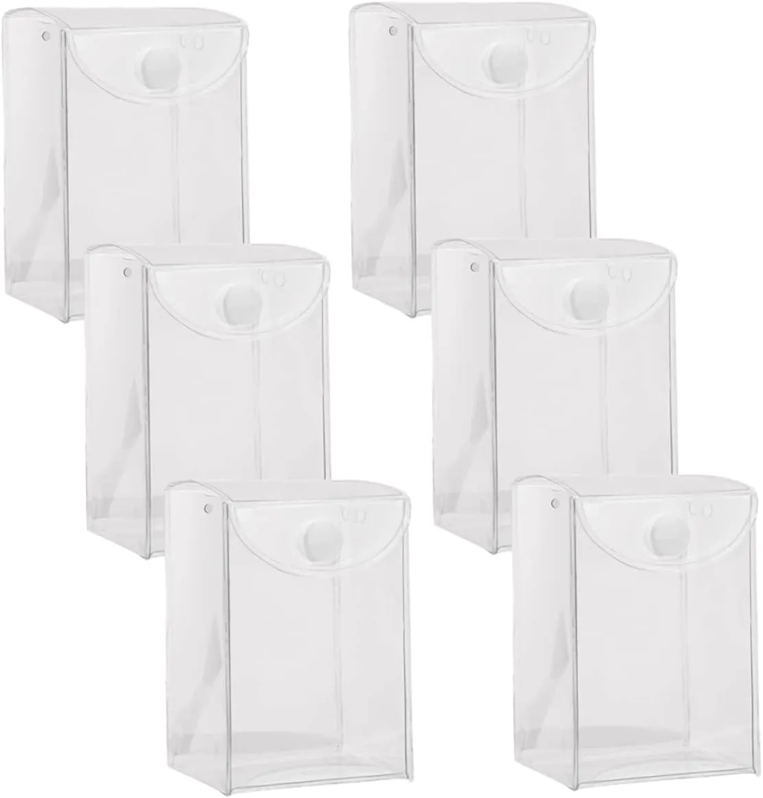 Figure manifestation exception juvenile yelp Storage Bag for Collectible Figures Miniature Models and Toys Organize and Protect Your Collection Totority 18pcs Doll Display Case Transparent Action 