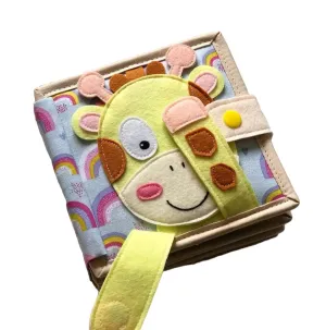 fine motor skills, Montessori Toy, injury Toddler Activity Busy Book Animals Quiet Baby Book, Felt book for 