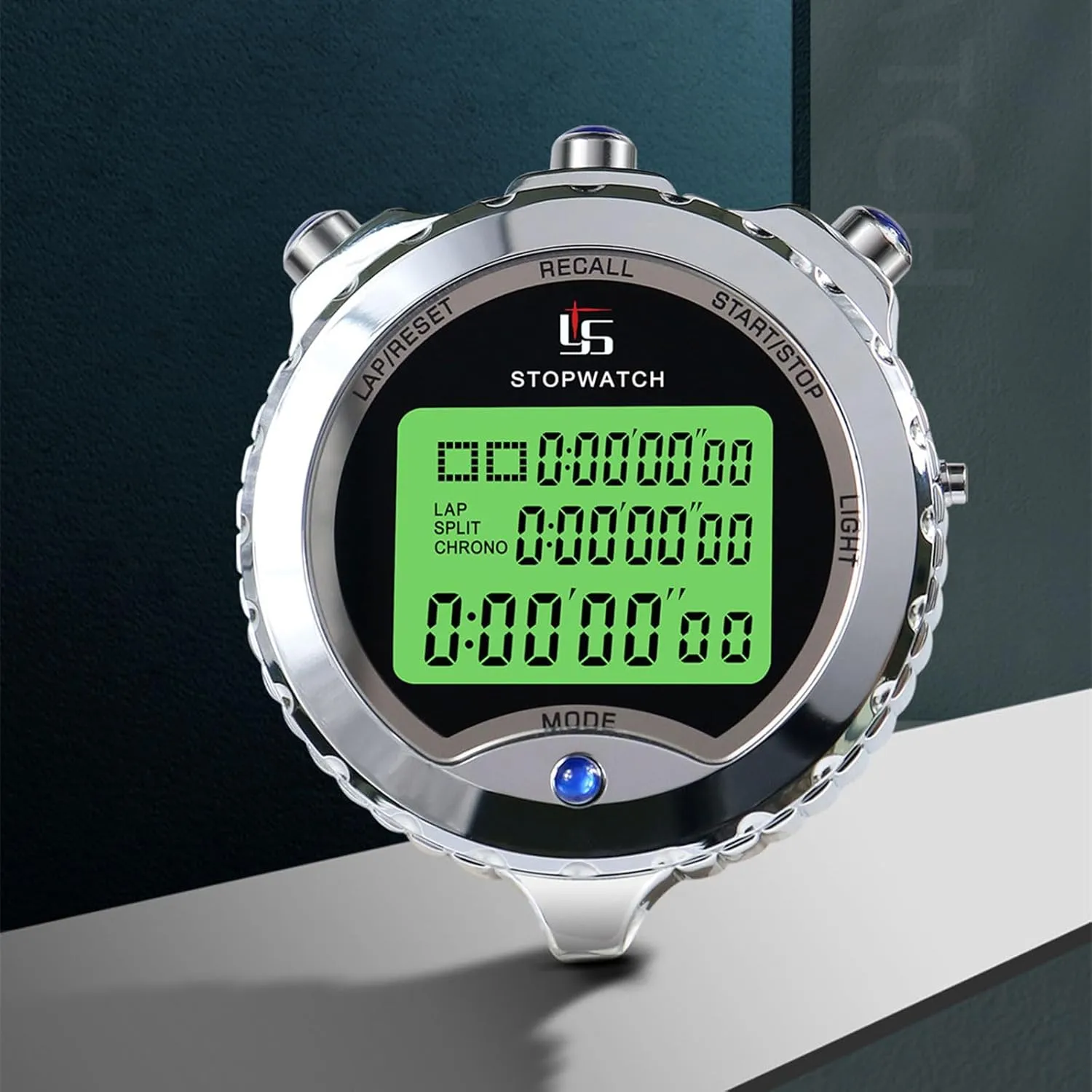 fireball cruel Buttons Handheld Timer Sports Chronograph Stopwatch Digital Timer Stopwatch Timer Digital Stopwatch with Large Display & 